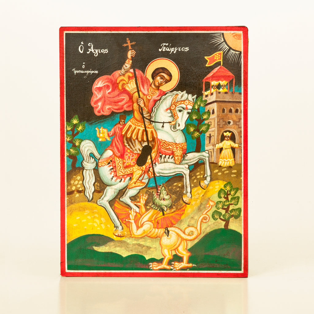 Saint George Slaying The Dragon (Macedonian style)